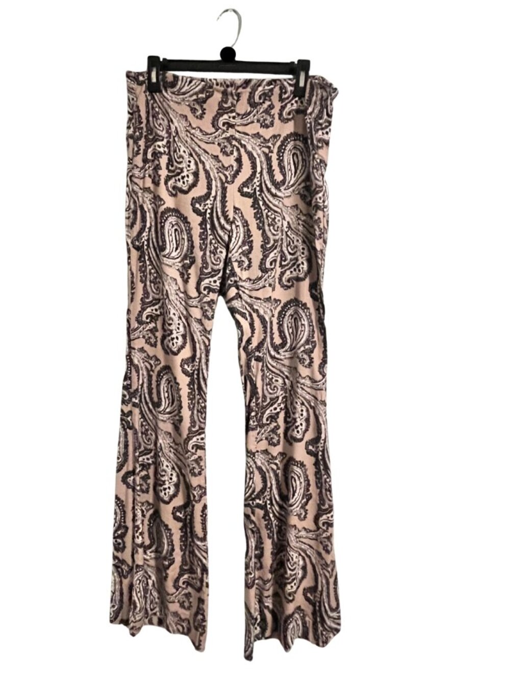 Free People Paisley Foldover Flare Pants Large